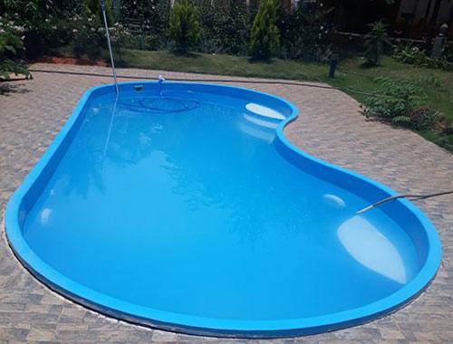 Fiberglass Bean Shaped Swimming Pool Manufacturer in Patna